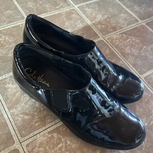 Cole Haan Shiny Black Leather Loafers